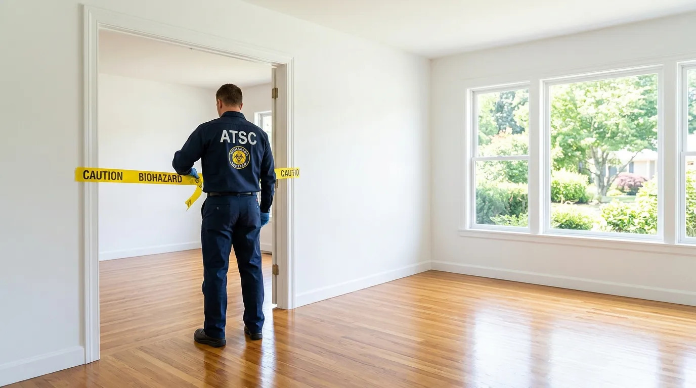 Certified biohazard cleanup crew performing Crime Scene Cleanup in Hoffman Estates